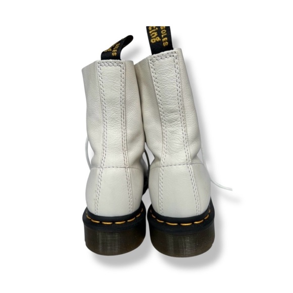 💕Doc Martens Ivory Jadon Leather Boots 38 EU • US 7 W / 5.5 M • UNISEX - Picture 4 of 8